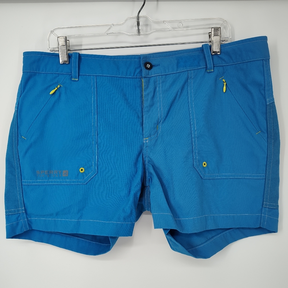 Sperry Women's Vibrant Blue Shorts Size Large